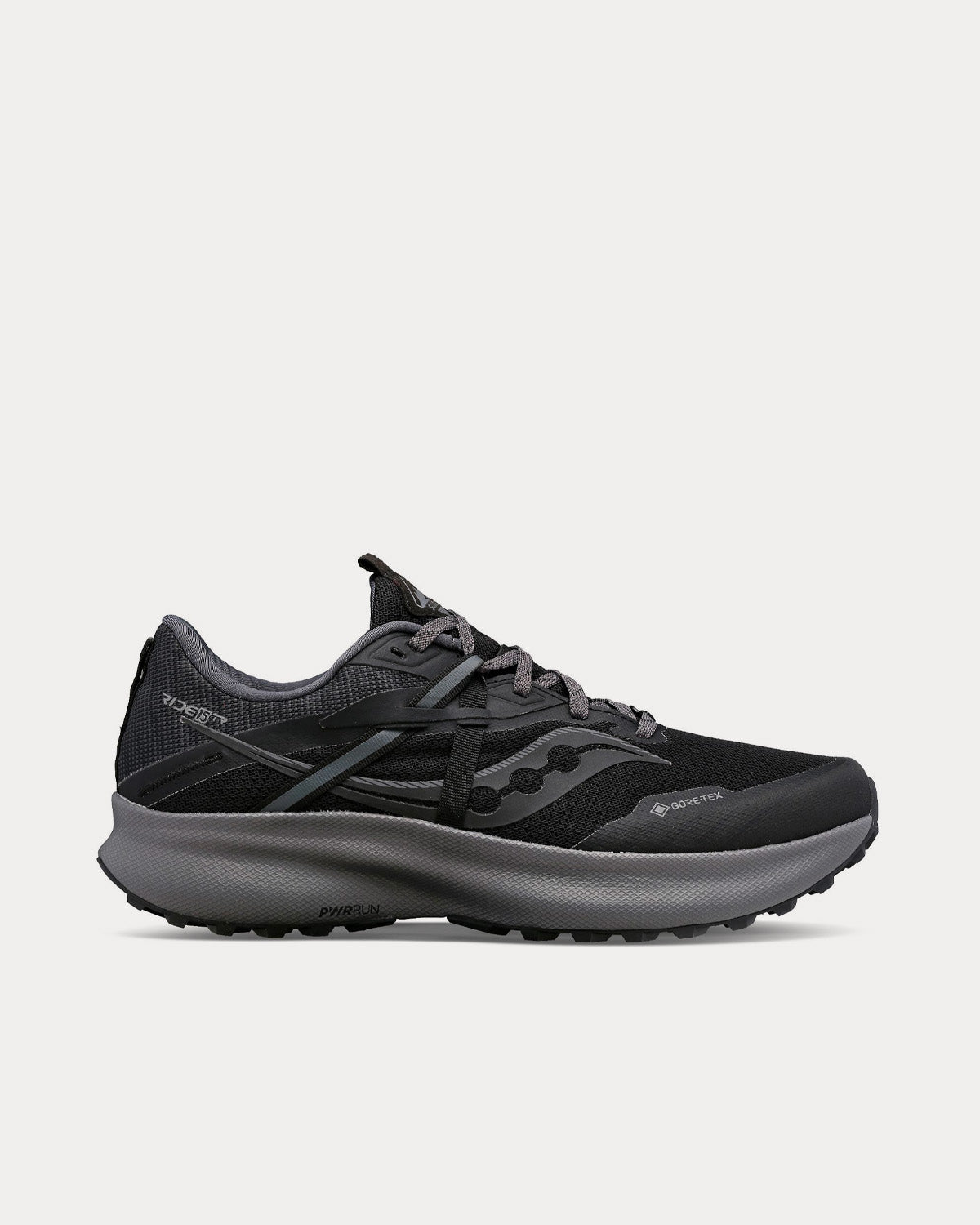 Saucony Ride 15 TR GTX Black / Charcoal Running Shoes - 1