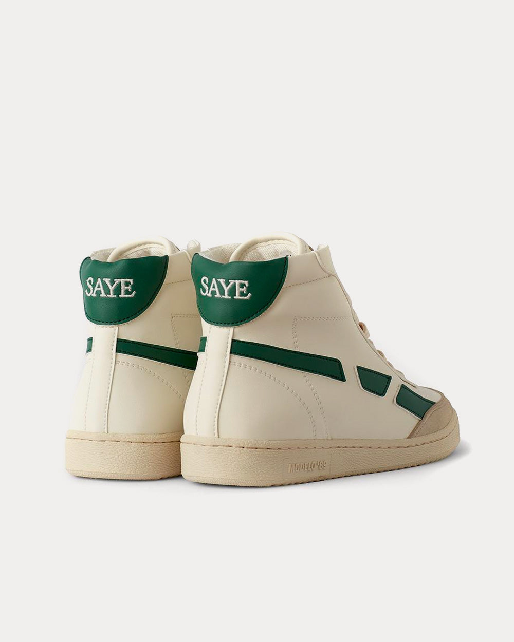 Saye Mondelo '89 Vegan Hi Green High Top Sneakers - 3