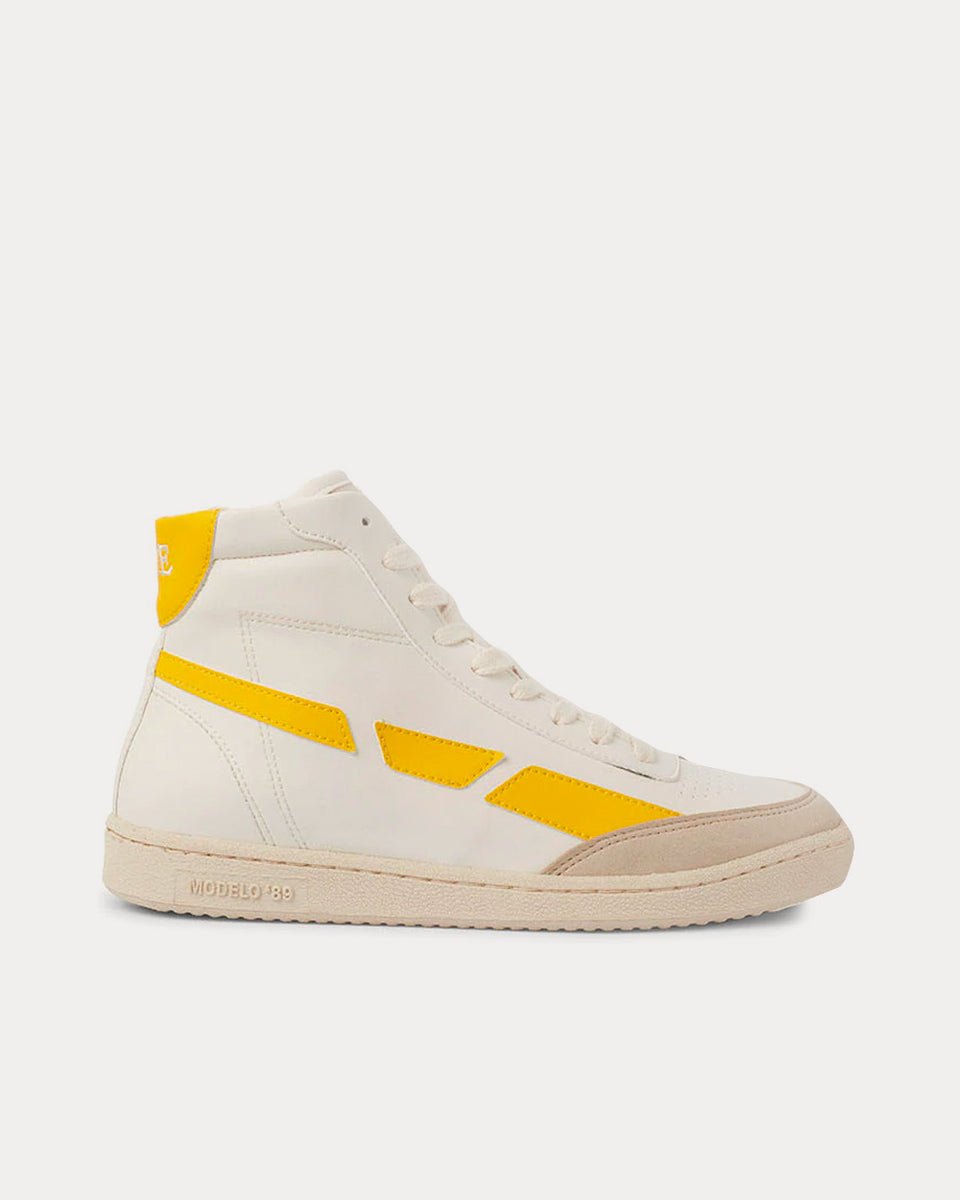 Saye Modelo '89 Vegan Hi Yellow High Top Sneakers - Sneak in Peace