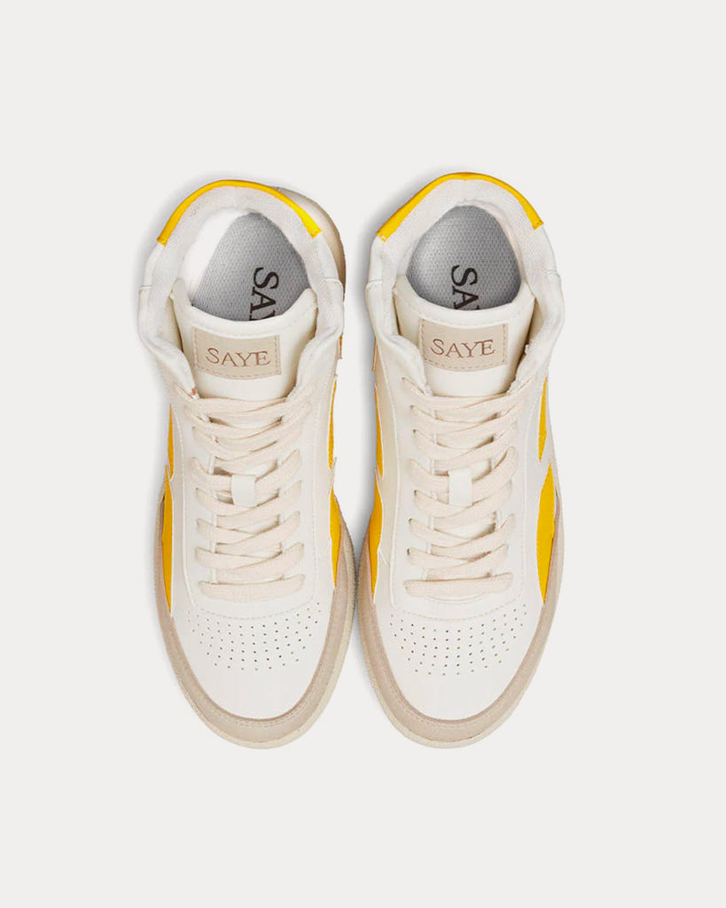 Saye Modelo '89 Vegan Hi Yellow High Top Sneakers - Sneak in Peace