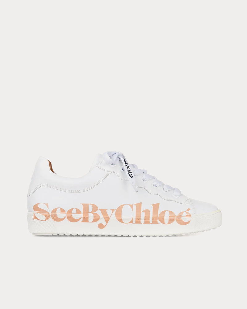 See By Chloé Essie White Low Top Sneakers - 1