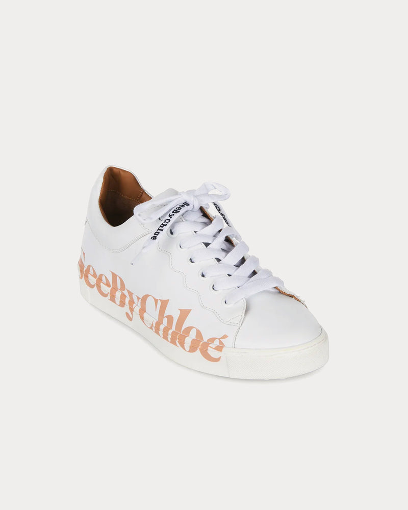 See By Chloé Essie White Low Top Sneakers - 2