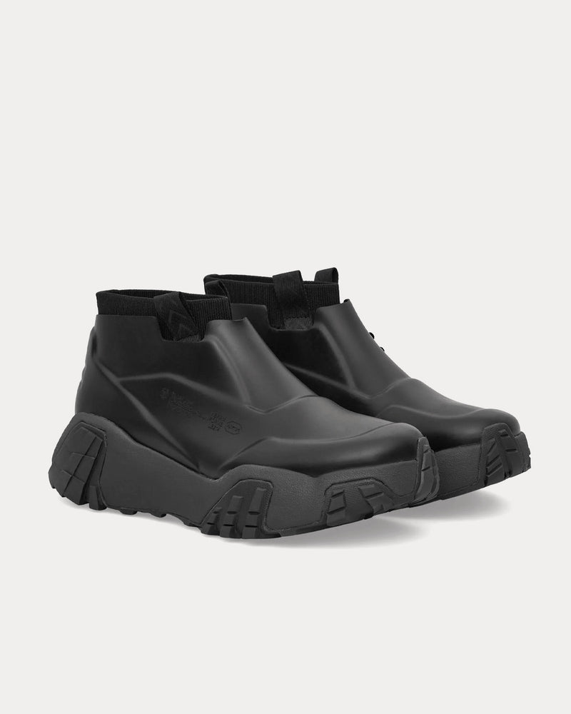 Vibram x Slam Jam Post Black Slip On Sneakers - 2