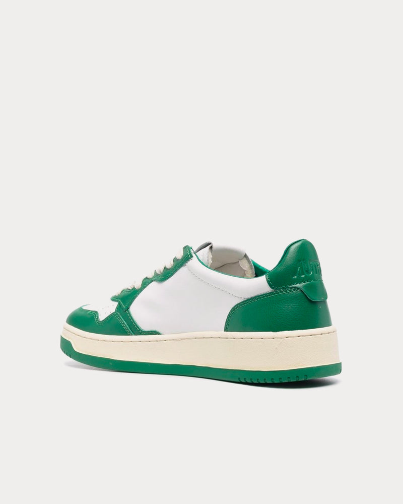 Autry Two-Tone Forest Green Low Top Sneakers - 3