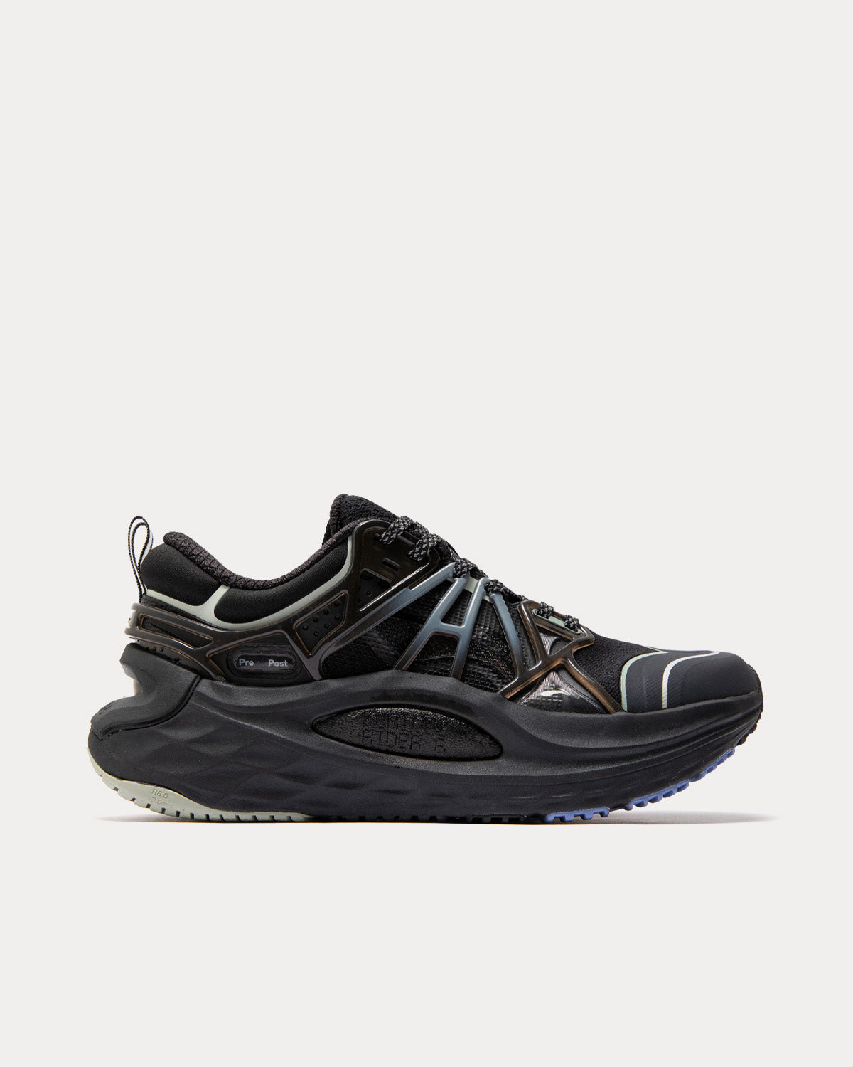 Li-Ning x Soulland Furious Rider Black Low Top Sneakers - 1