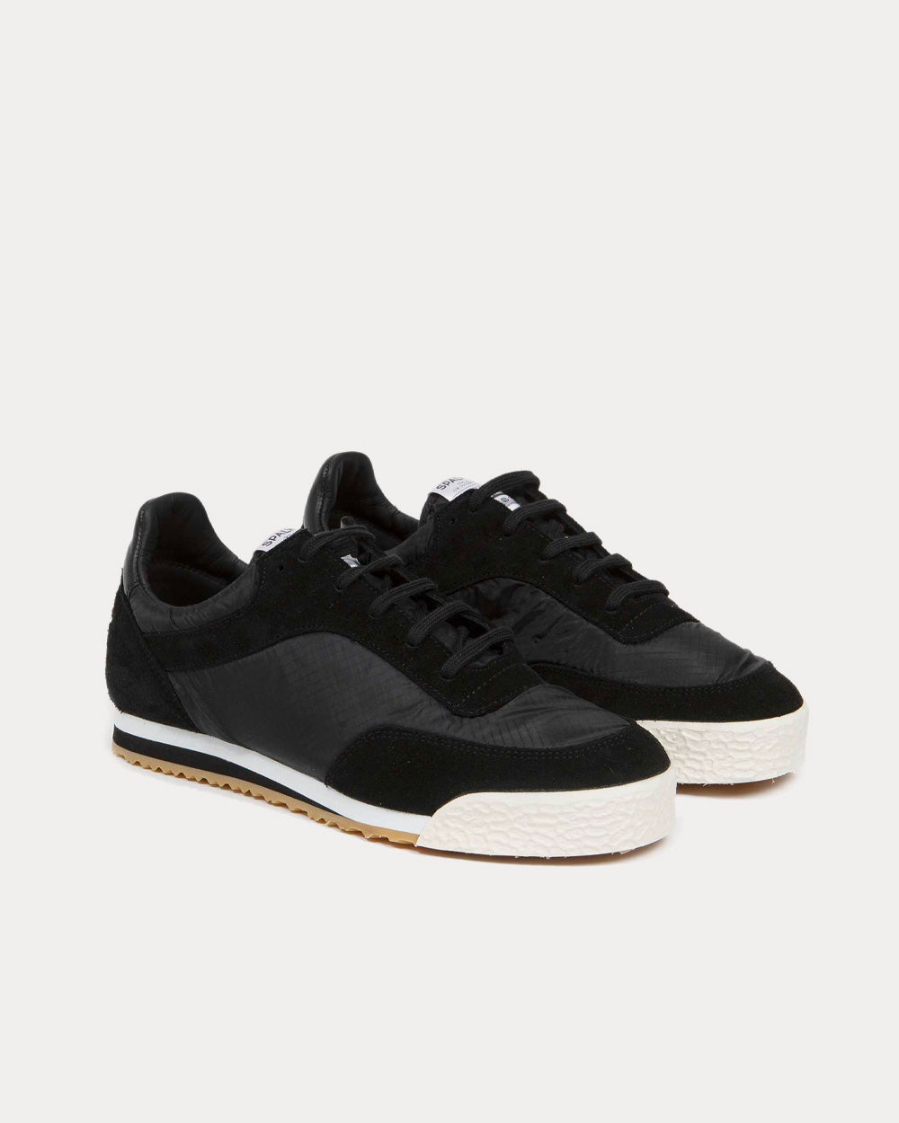 Spalwart Pitch Black Low Top Sneakers - 2