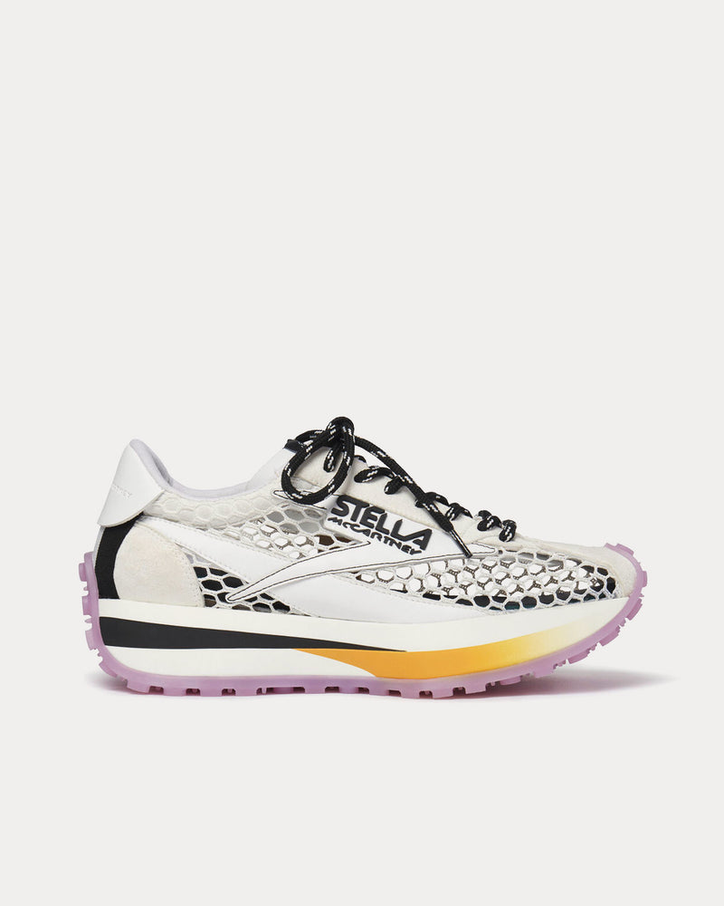 Stella McCartney Reclypse Mesh White / Black / Purple Low Top Sneakers - 1