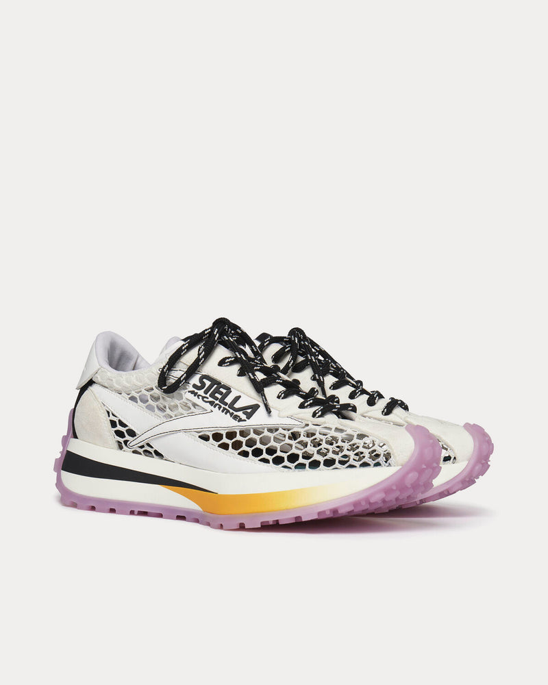 Stella McCartney Reclypse Mesh White / Black / Purple Low Top Sneakers - 3