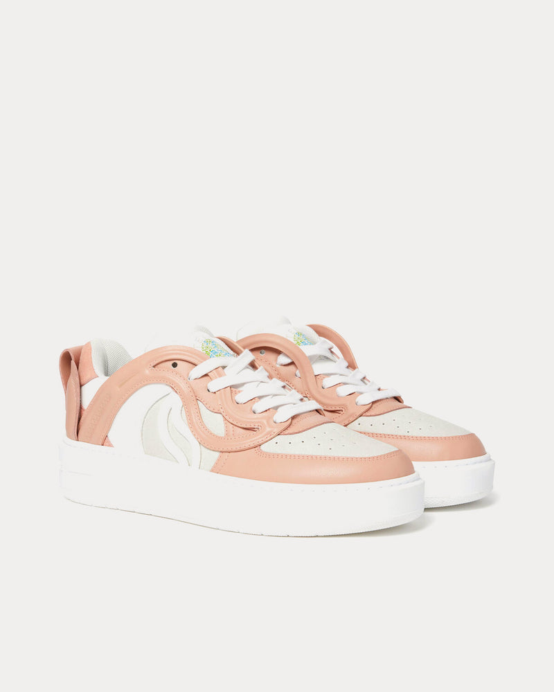 Stella McCartney S-Wave 1 Contrast White / Blush Low Top Sneakers - 3