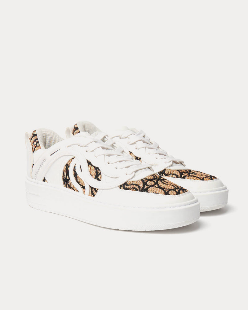 Stella McCartney S-Wave 1 Contrast Ecru / White Low Top Sneakers - 3