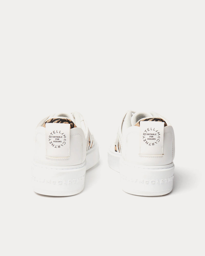 Stella McCartney S-Wave 1 Contrast Ecru / White Low Top Sneakers - 4