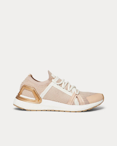 Adidas X Stella McCartney Metallic Ultraboost 20 Beige Running Shoes