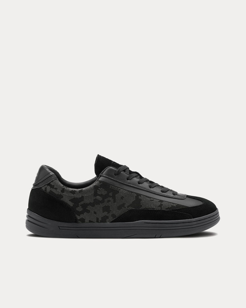 Stone Island S0101 Black Low Top Sneakers - 1