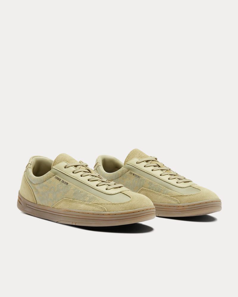 Stone Island S0101 Dark Beige Low Top Sneakers - 3