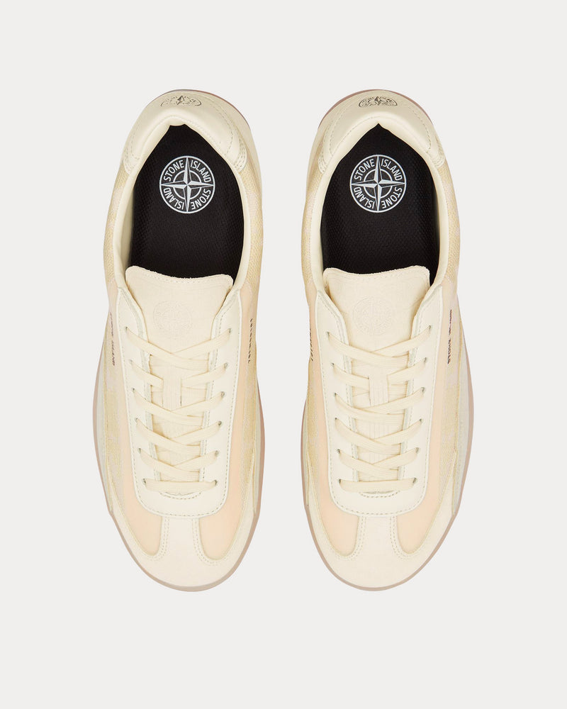 Stone Island S0101 Ivory Low Top Sneakers - 2