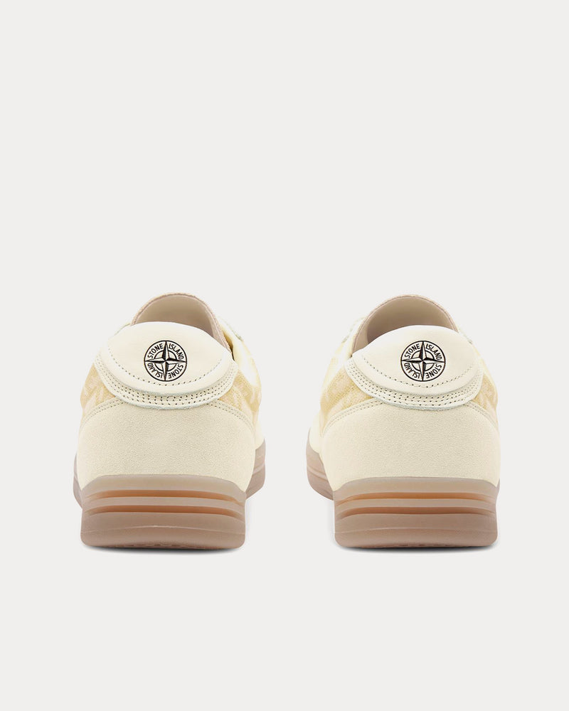 Stone Island S0101 Ivory Low Top Sneakers - 4