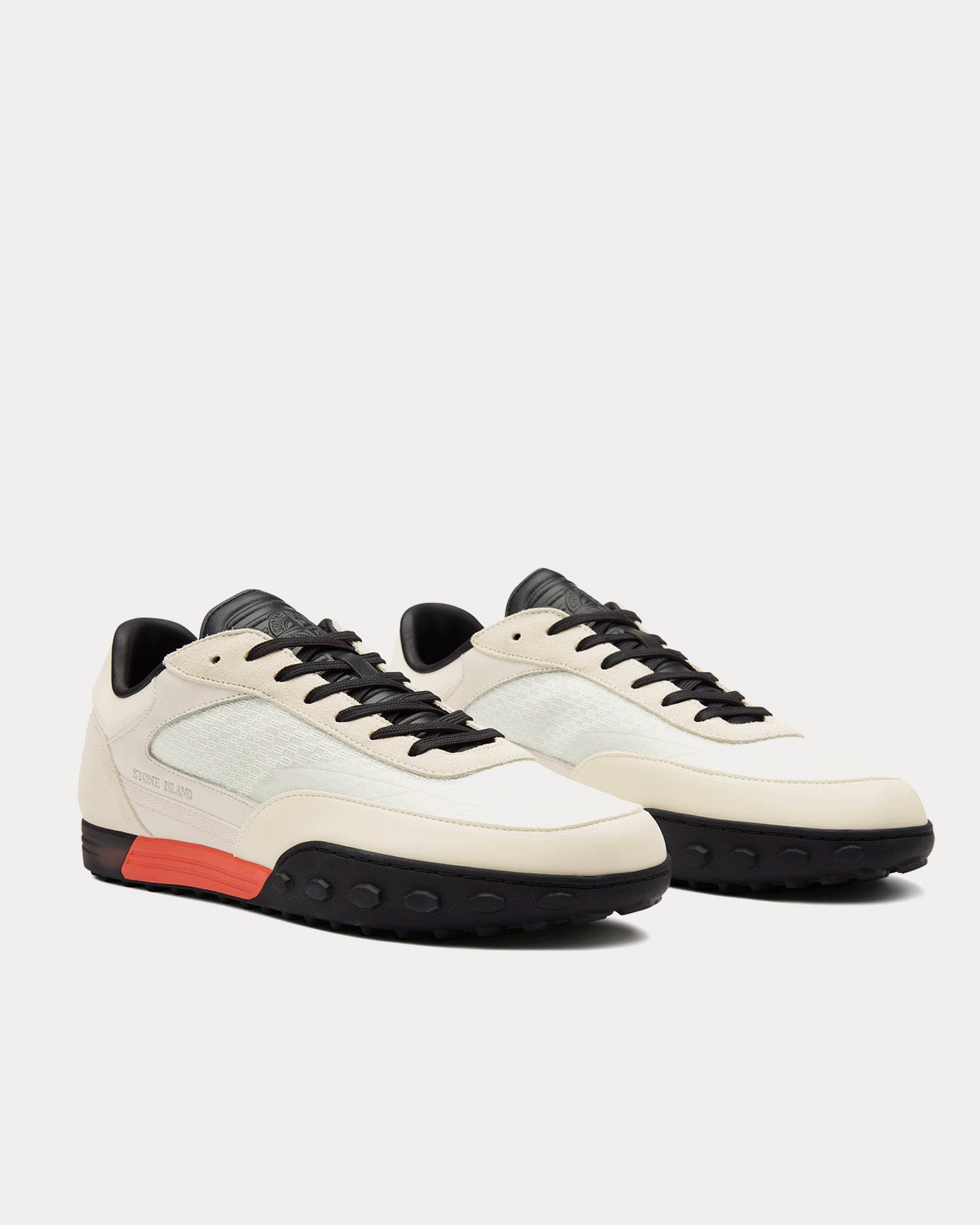 Stone Island S0202 Ivory Low Top Sneakers - 3