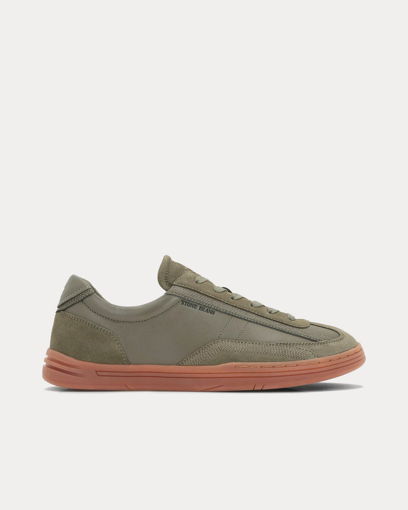 Stone Island S0301 Military Green Low Top Sneakers - 1