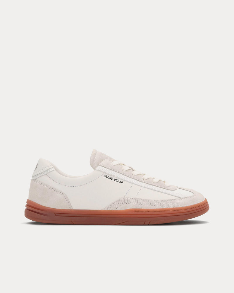 Stone Island S0301 White Low Top Sneakers - 1