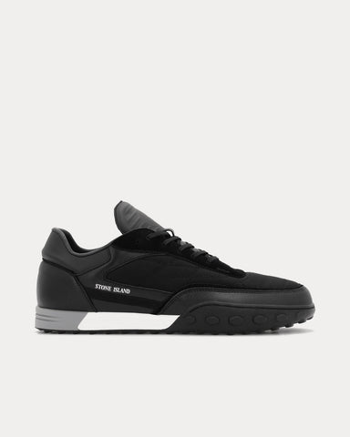 Stone Island S0202 Black Low Top Sneakers