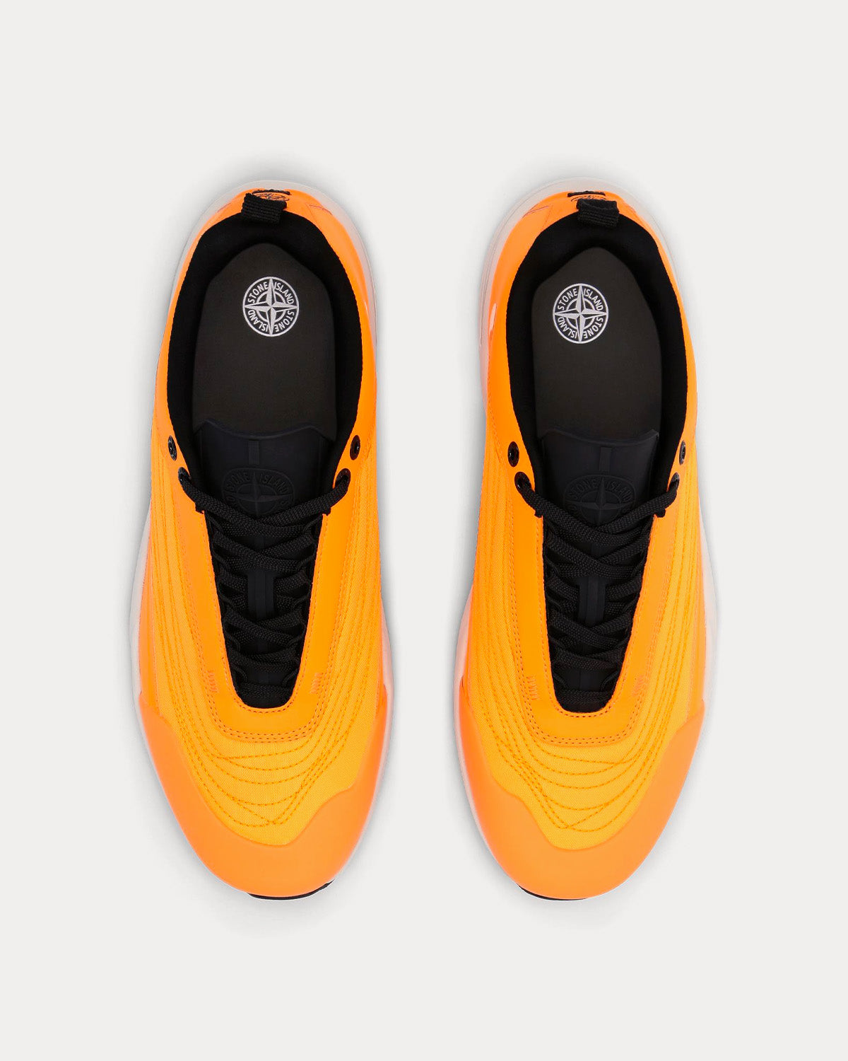 Stone Island S0303 Orange Low Top Sneakers - 2