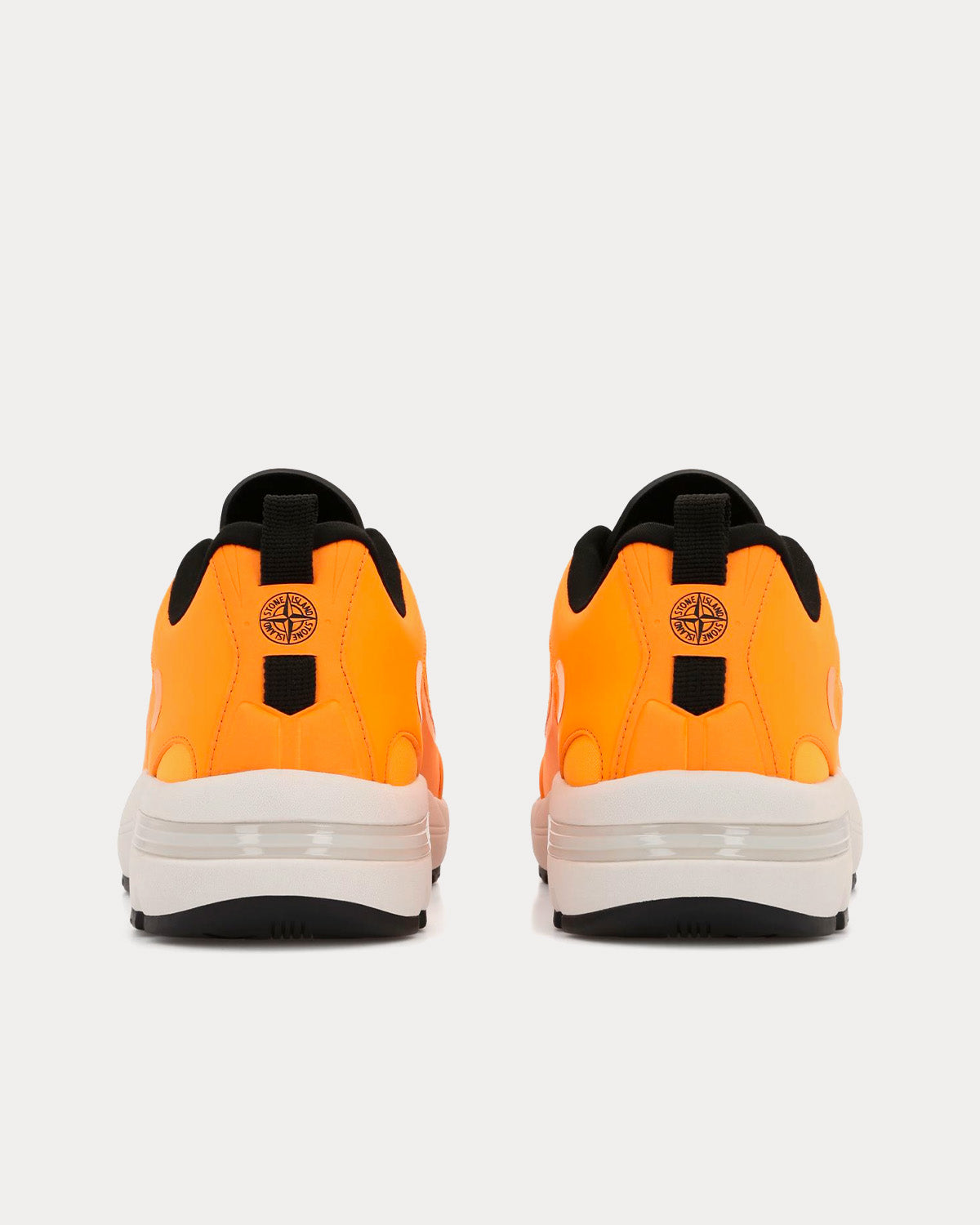 Stone Island S0303 Orange Low Top Sneakers - 3