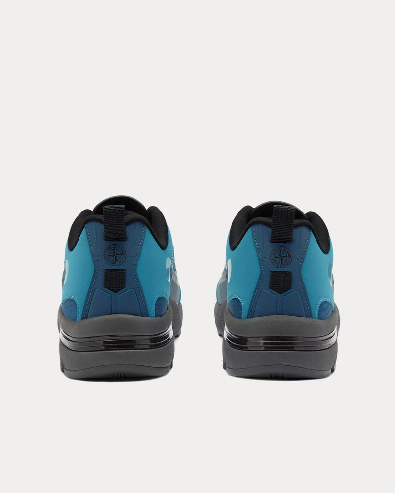 Stone Island S0303 Turquoise Low Top Sneakers - 3