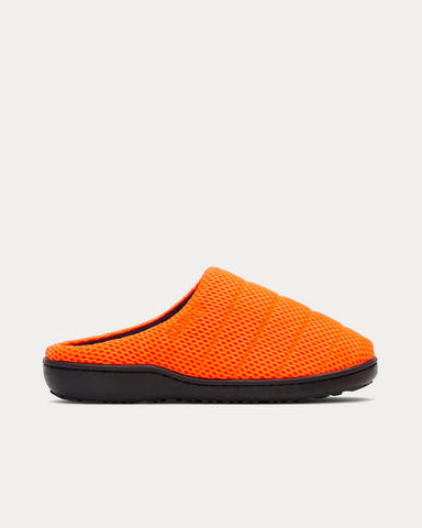 Subu Quilted Light Orange Slip Ons