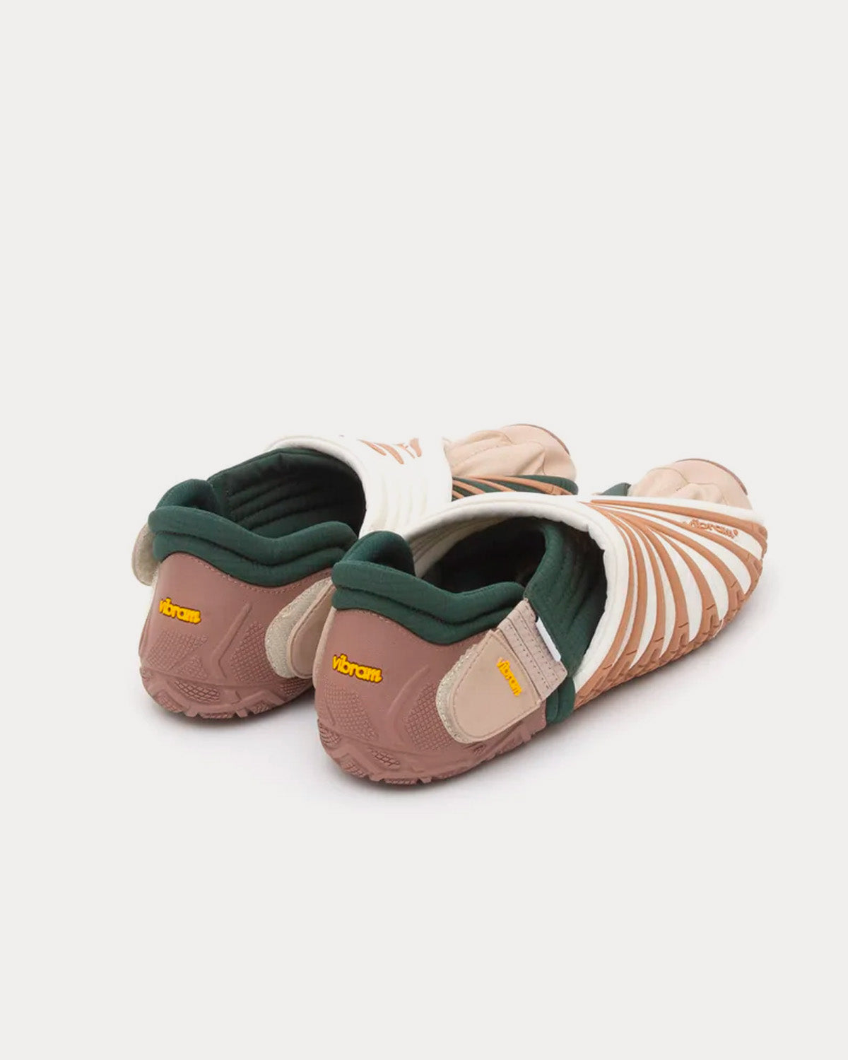 Suicoke FUTON-LO Green / Beige Slip Ons - 4