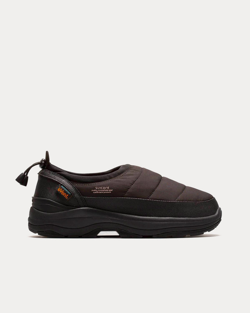 Suicoke Pepper Black Slip On Sneakers - 1