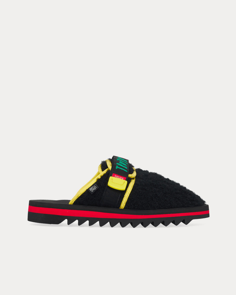 x The Elder Statesman Zavo-Cabes Black Slip Ons