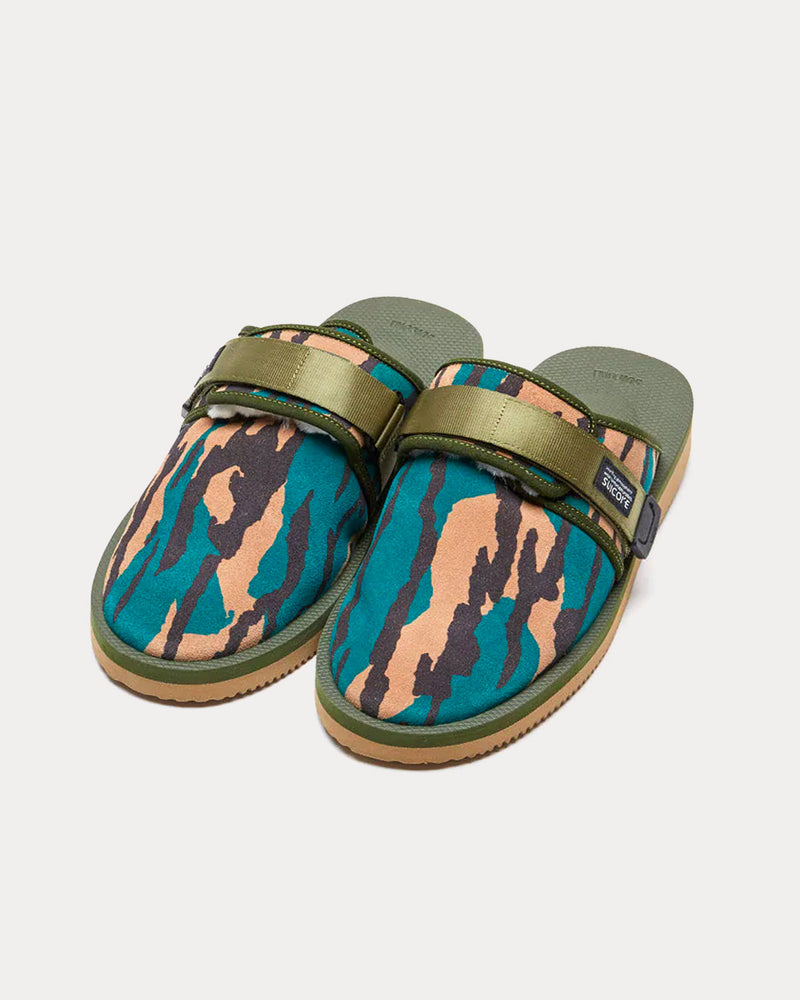 Suicoke ZAVO-Mab-PT04 Green Sandals - 3