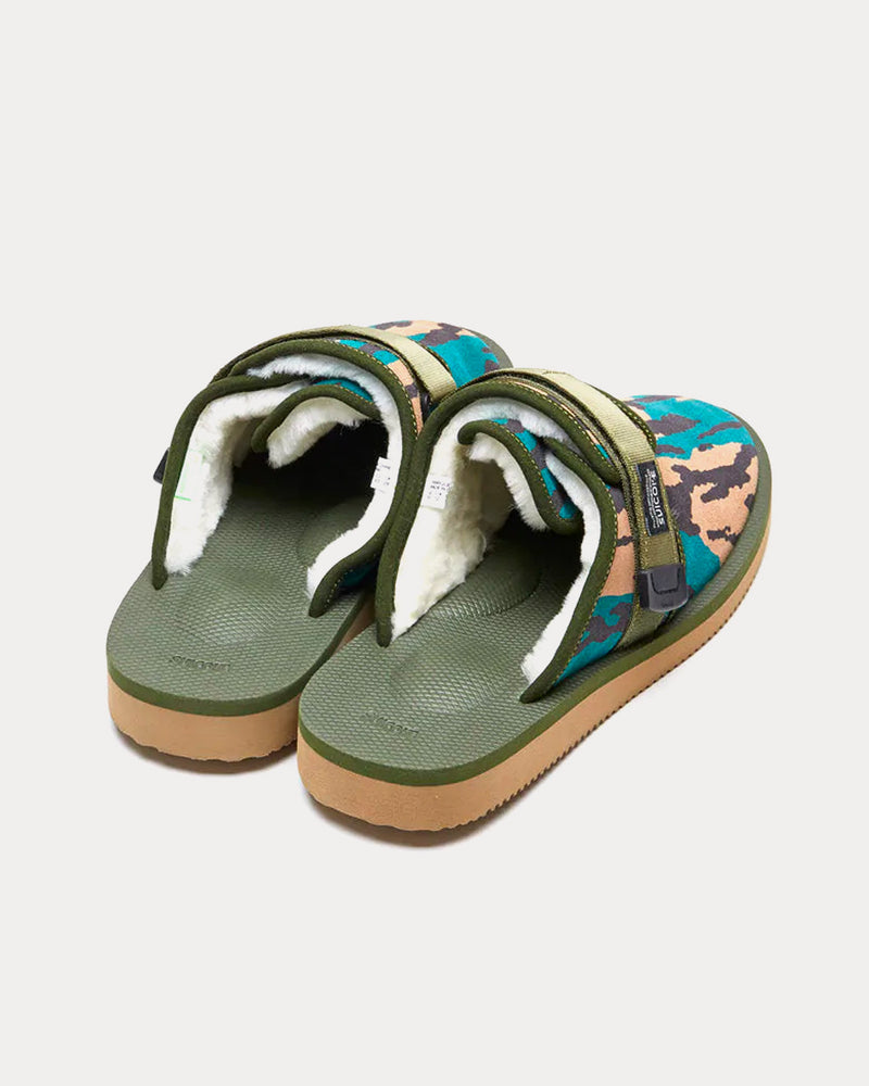 Suicoke ZAVO-Mab-PT04 Green Sandals - 4