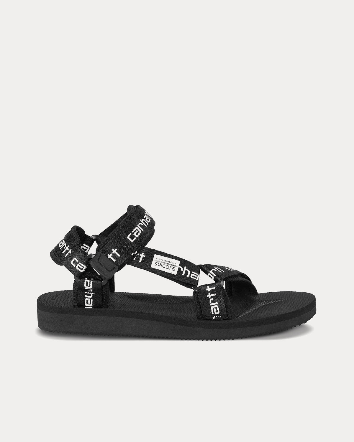 Suicoke x Carhartt Depa Black Slip Ons - 1