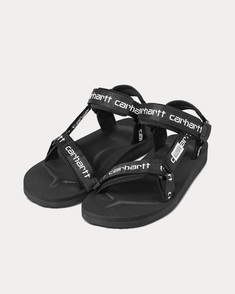 Suicoke x Carhartt Depa Black Slip Ons - 2