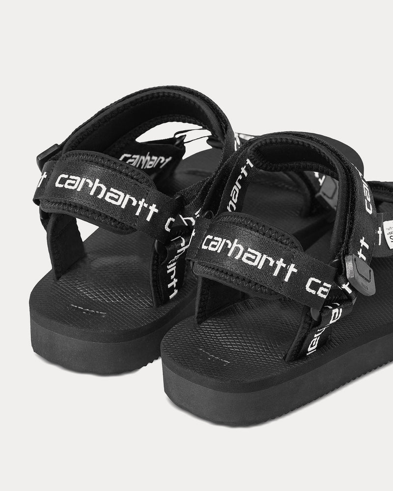 Suicoke x Carhartt Depa Black Slip Ons - 4