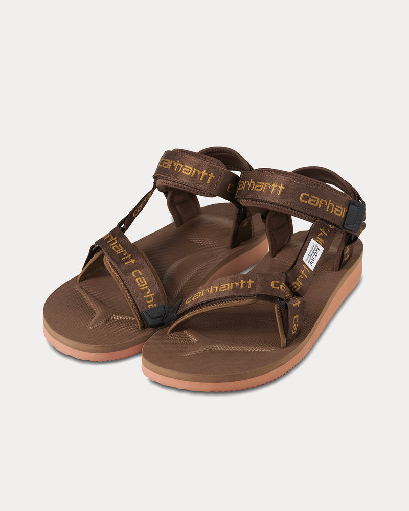 Suicoke x Carhartt Depa Hamilton Brown Slip Ons - 2