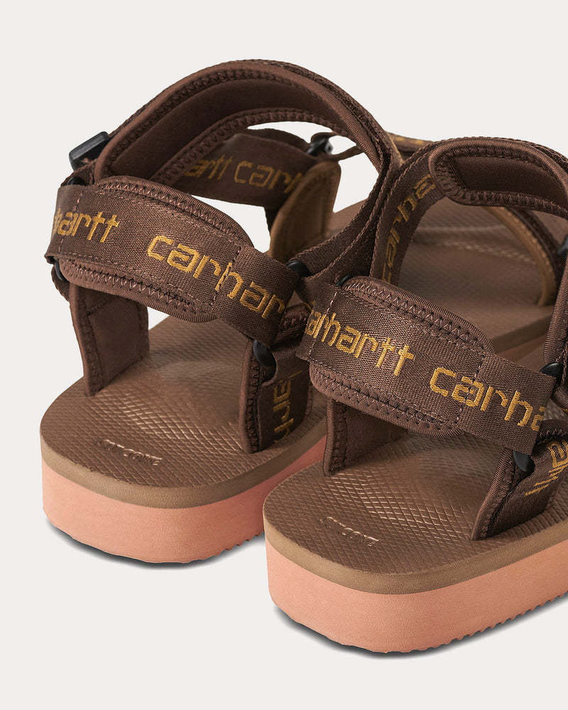 Suicoke x Carhartt Depa Hamilton Brown Slip Ons - 4