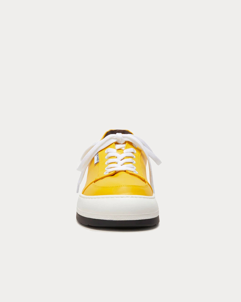 Sunnei Dreamy Leather Yellow Low Top Sneakers - 3