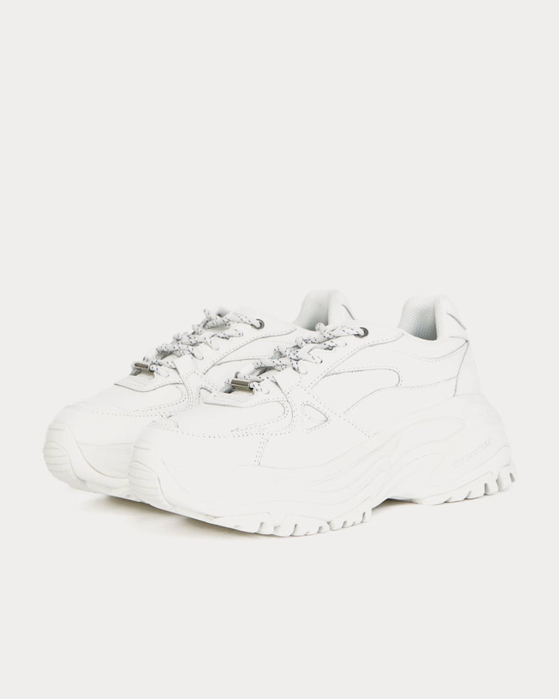 The Kooples Platform White Low Top Sneakers - 2