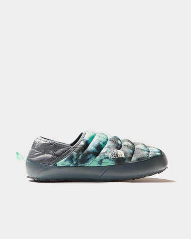 The North Face ThermoBall V Traction Winter Mules Wasabi Ice Dye Print / Vanadis Grey Slip Ons