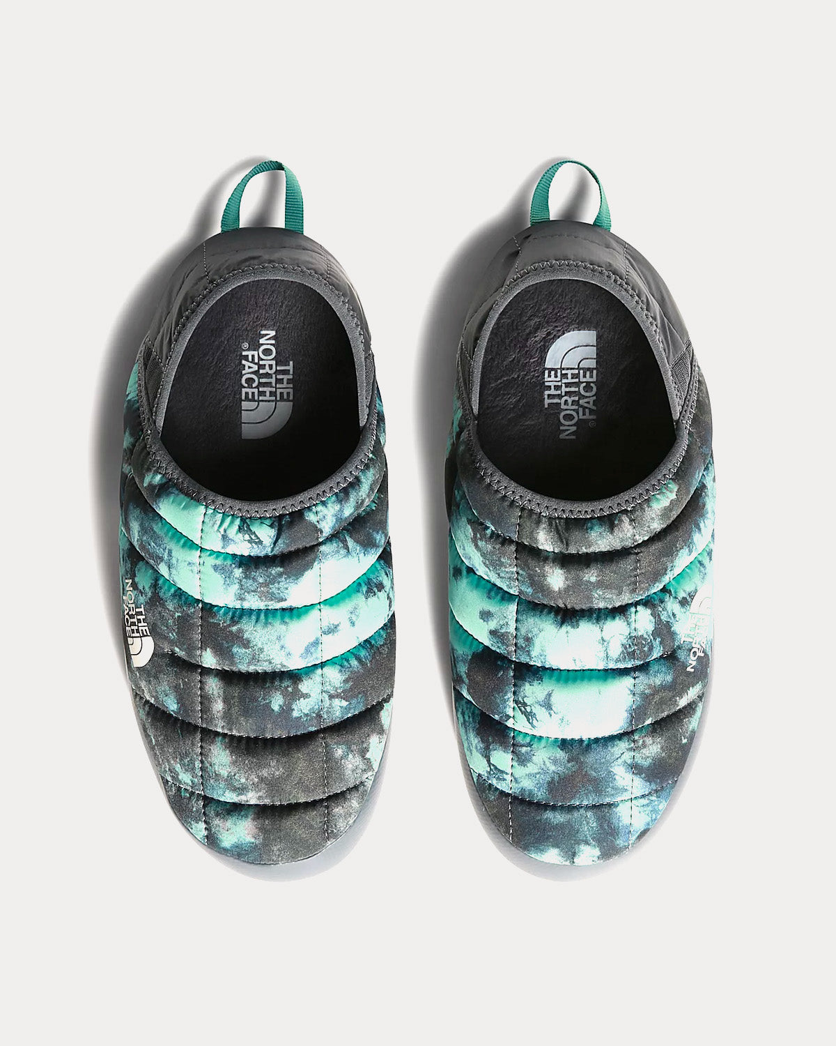 The North Face ThermoBall V Traction Winter Mules Wasabi Ice Dye Print / Vanadis Grey Slip Ons - 2