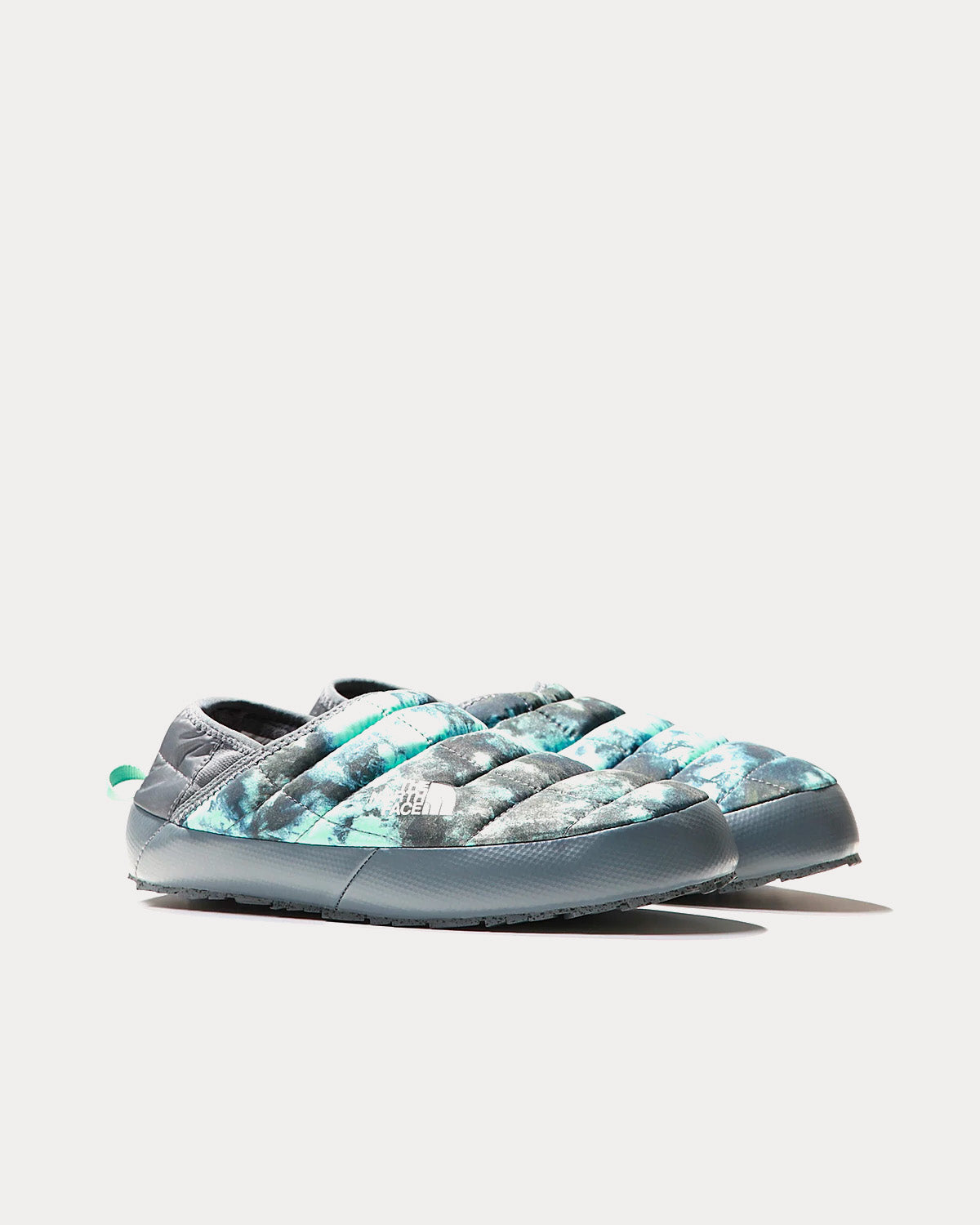 The North Face ThermoBall V Traction Winter Mules Wasabi Ice Dye Print / Vanadis Grey Slip Ons - 3