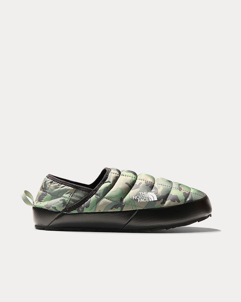 The North Face ThermoBall V Traction Winter Mules Hyme Brushwood Camo Print / Thyme Slip Ons - 1