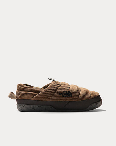 The North Face Nuptse Corduroy Street Mules Military Olive / Black Slip Ons