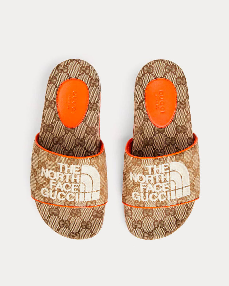 Gucci x The North Face Original GG Canvas Beige / Ebony  Slides - 2