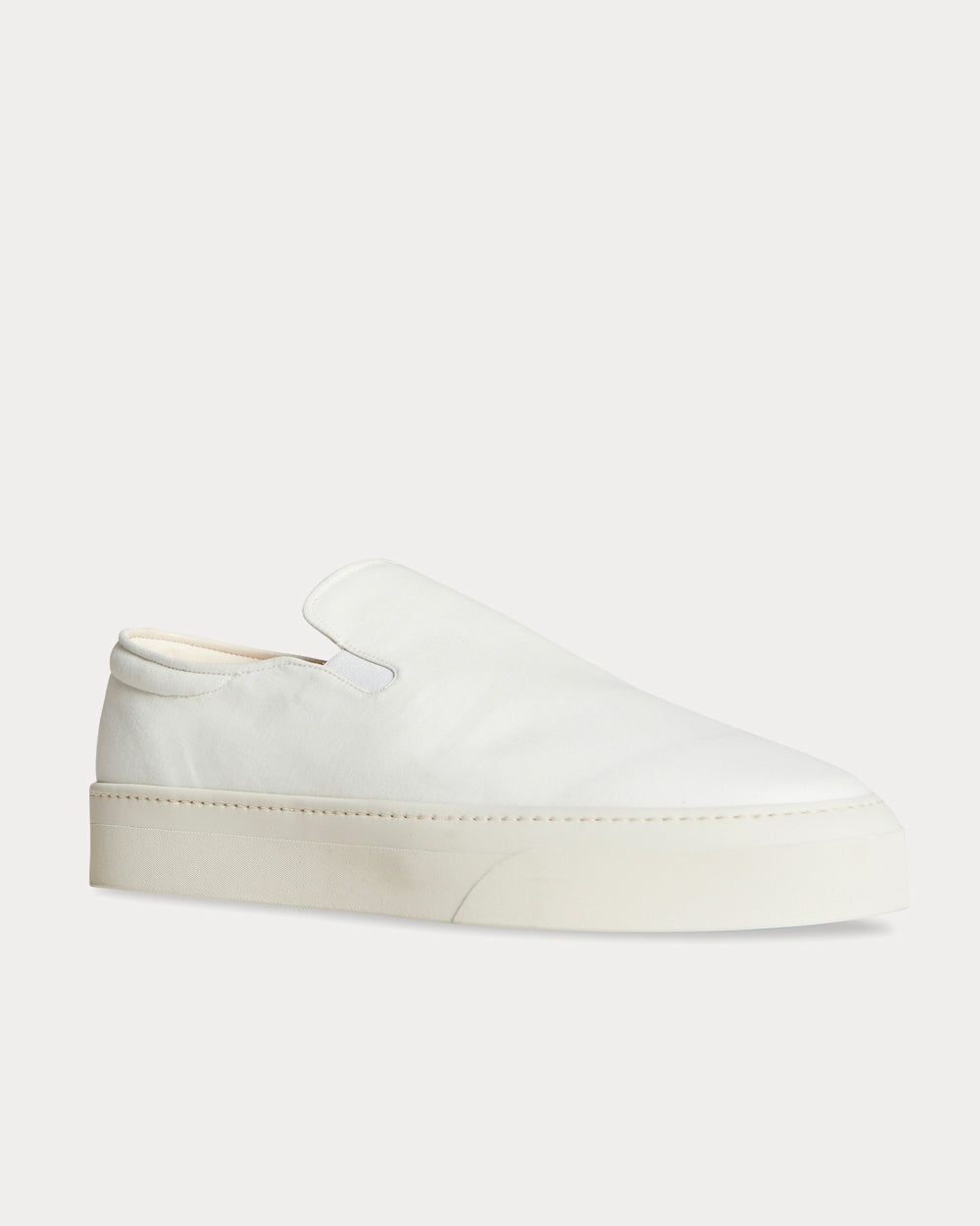 The Row Marie H Canvas Ivory Slip On Sneakers - 2