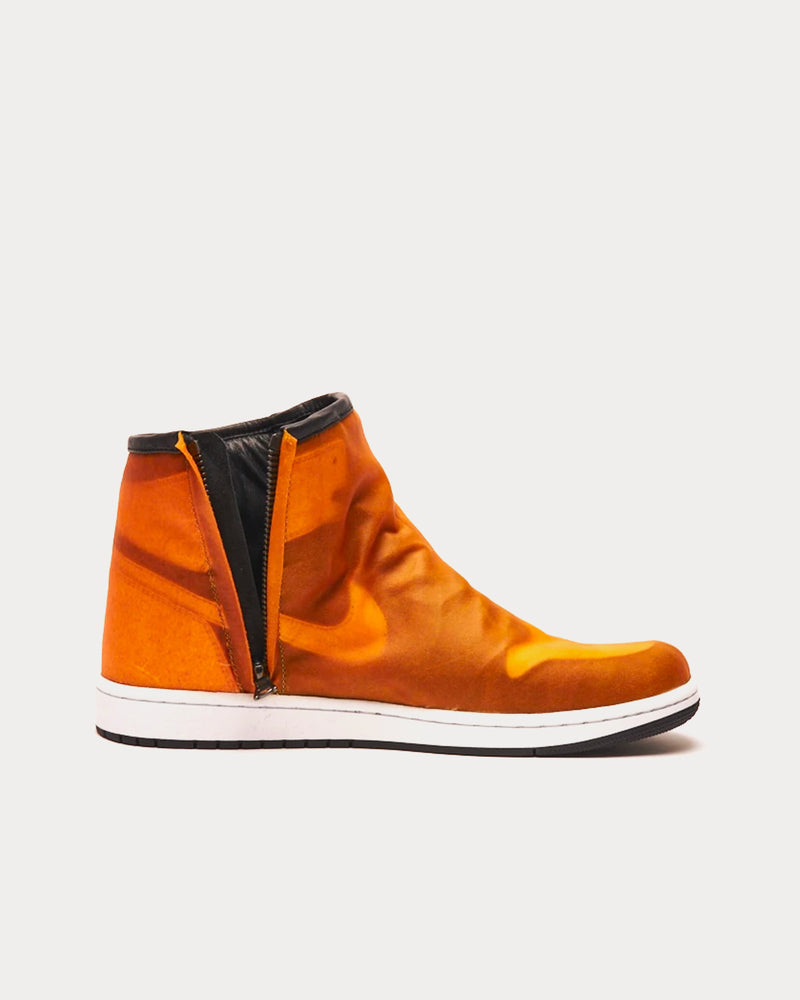 The Shoe Surgeon J1 Orange Apparition High Top Sneakers - 3