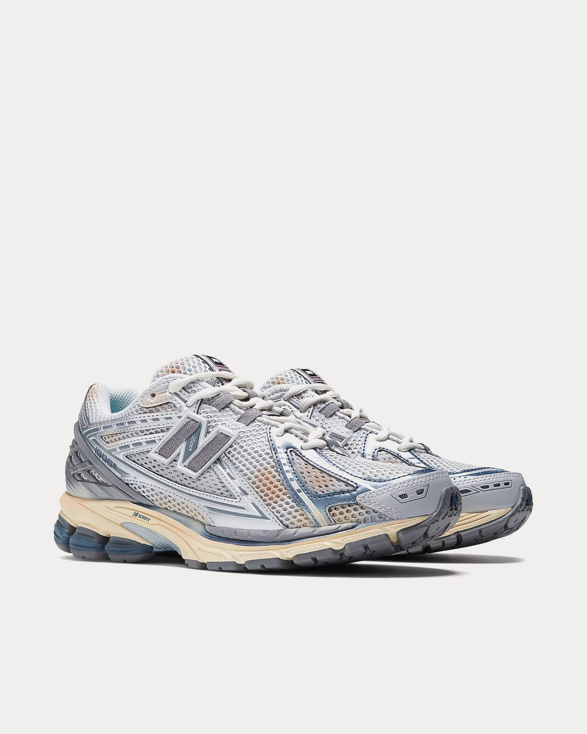 New Balance x thisisneverthat 1906R Rain Cloud with Metallic Silver and Grey Low Top Sneakers - 3