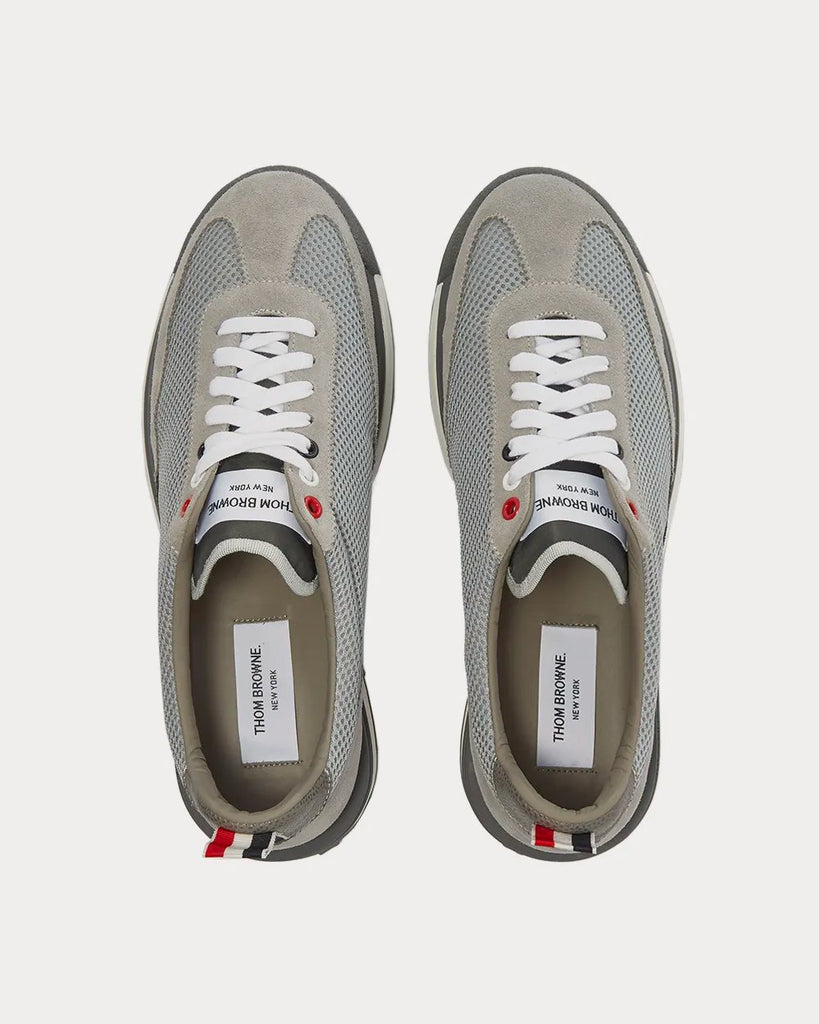 Thom Browne Tech Runner Tessuto Mesh Dark Grey Low Top